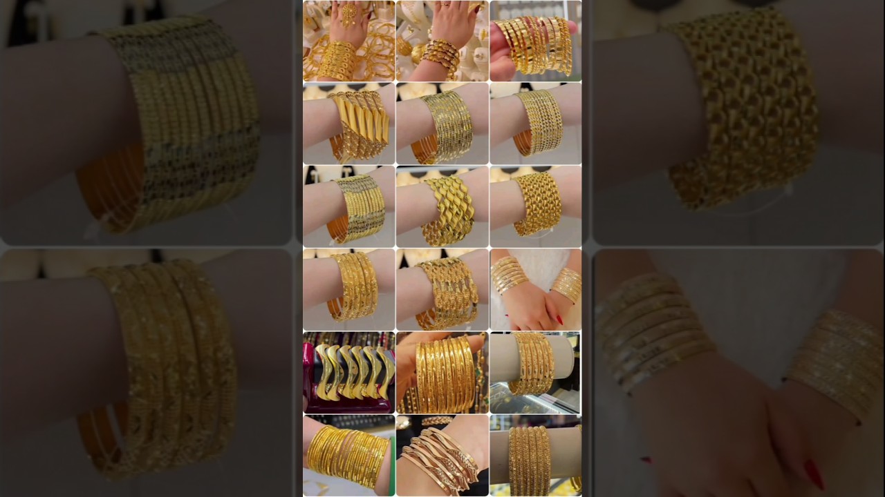 50+ Top Trending Gold Bangles and Ring design 2025| New Design #BridalGoldBangles #trending #viral