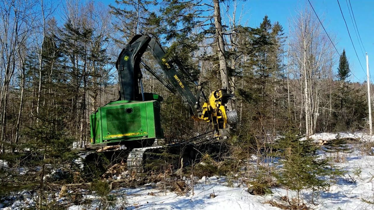Timber Harvest with John Deere 753 Processor & TimberPro Forwarder