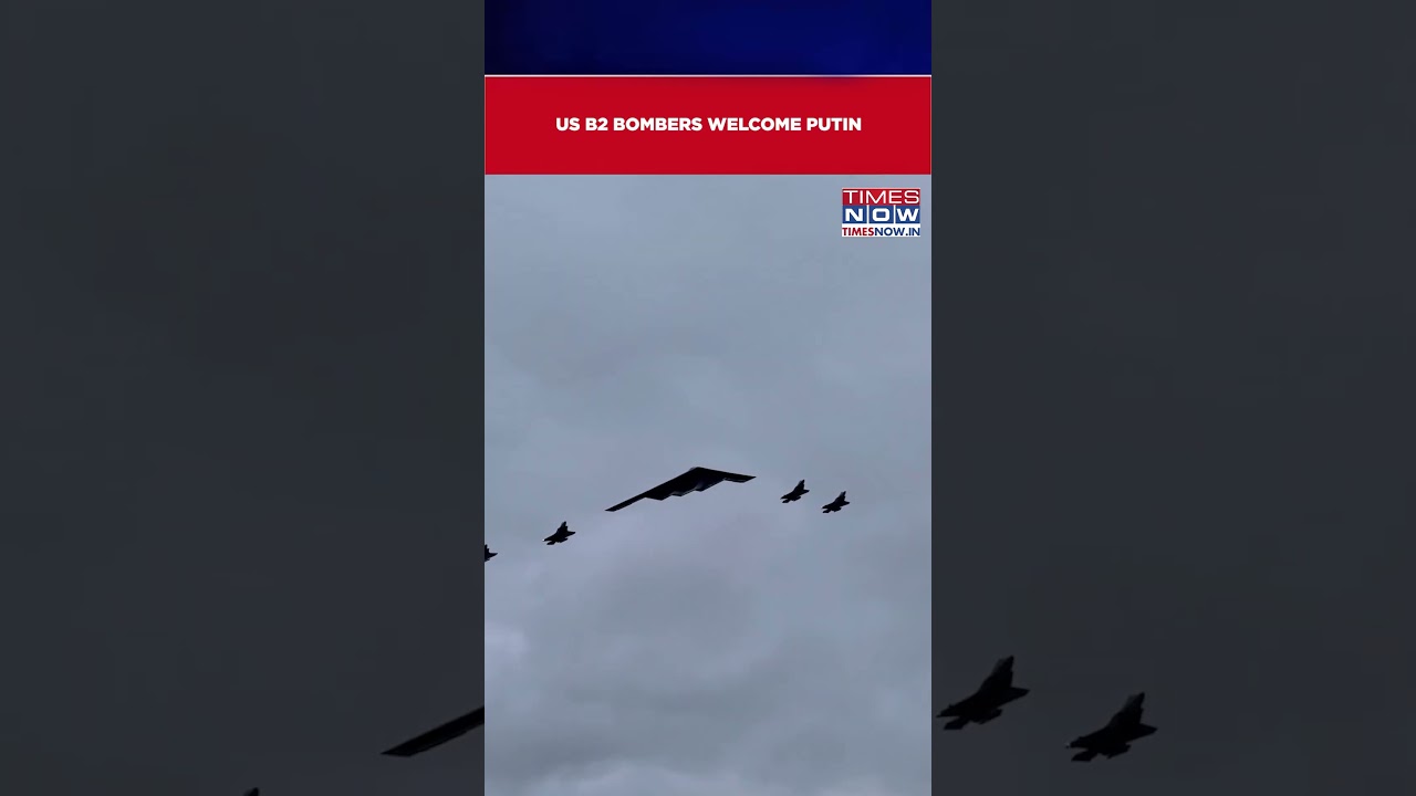Trump-Putin Meet In Alaska: US B2 Bombers Welcome Russian President | Watch Video #shorts