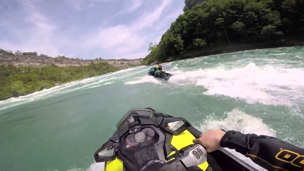 Niagara Falls Rapids on Seadoo RXP-X 260 Jetski
