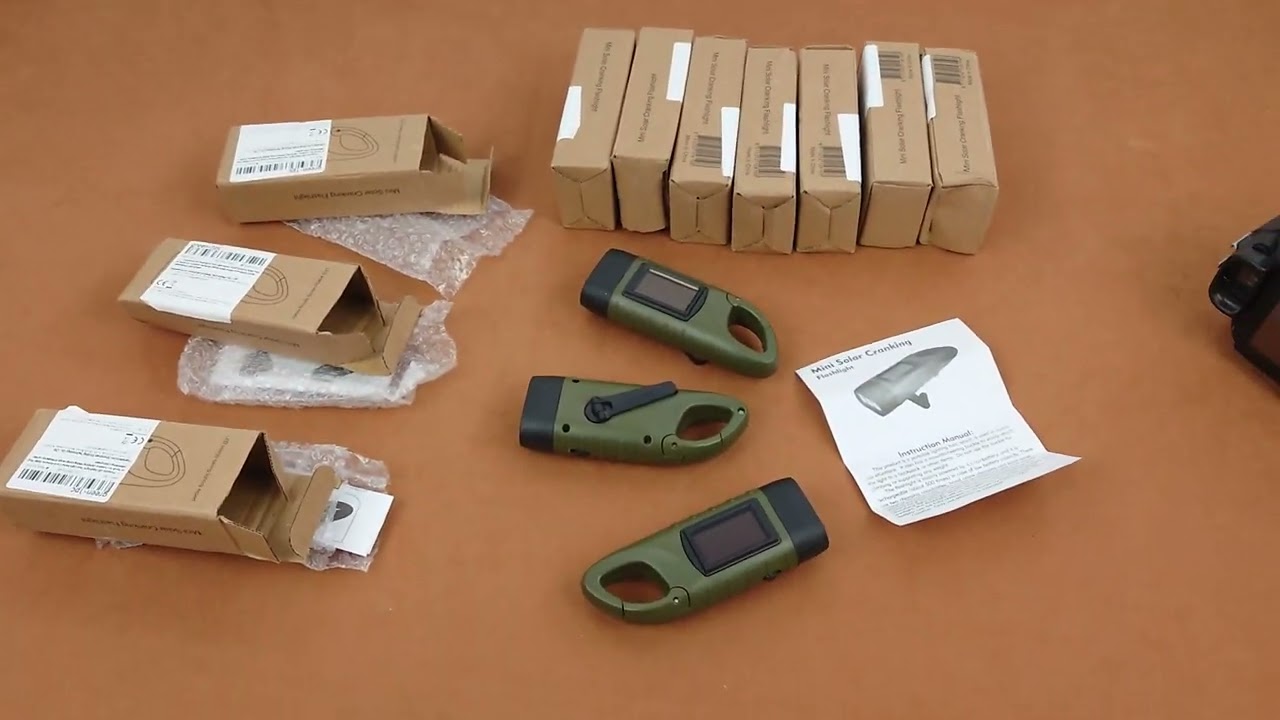 Ліхтарик, LED, енергонезалежний, з динамо, машиною, та, сонячною, панеллю, Green, Emergency, Light