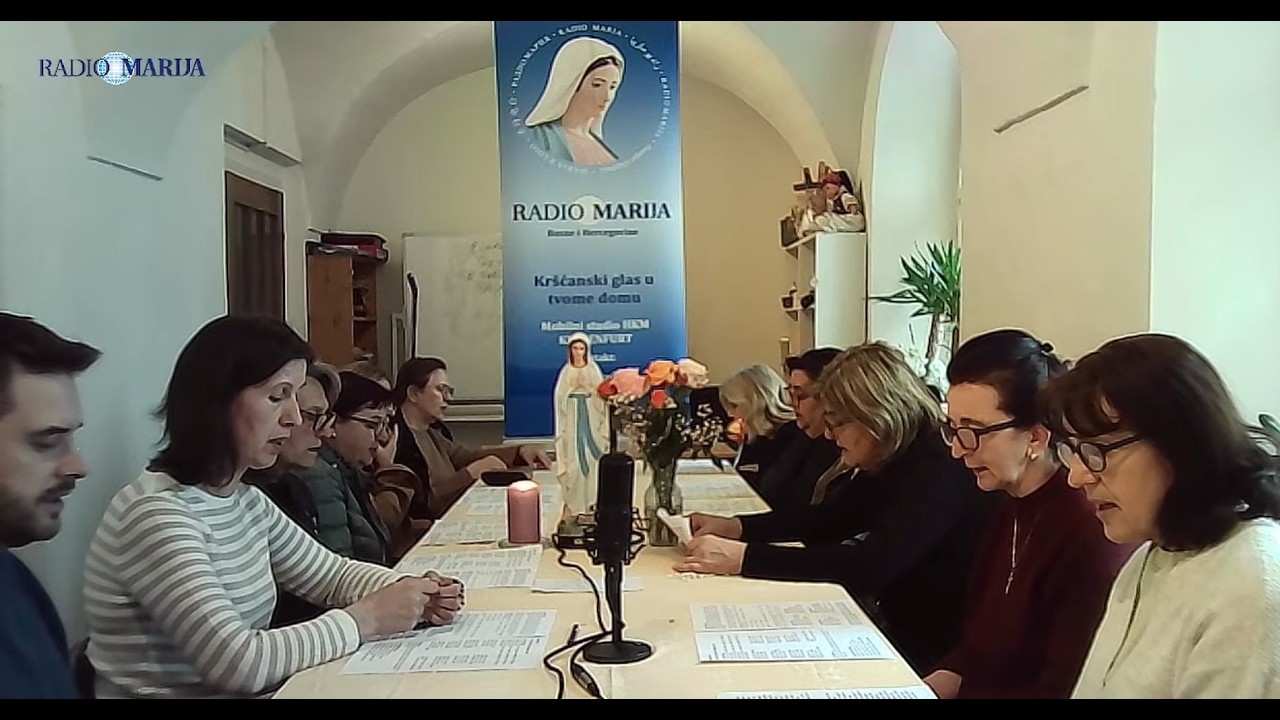 Molitva Gospine krunice iz mobilnog studija RM u Klagenfurtu