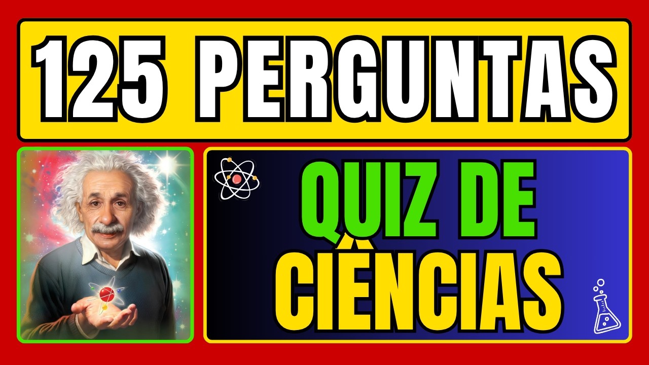 Só um GÊNIO Consegue Acertar Mais de 70 Perguntas! | Quiz de Ciências
