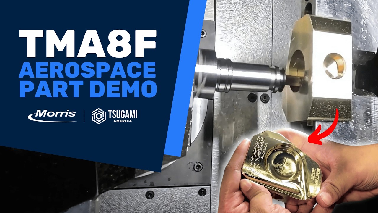 Machining an Aerospace Part on a Tsugami TMA8F