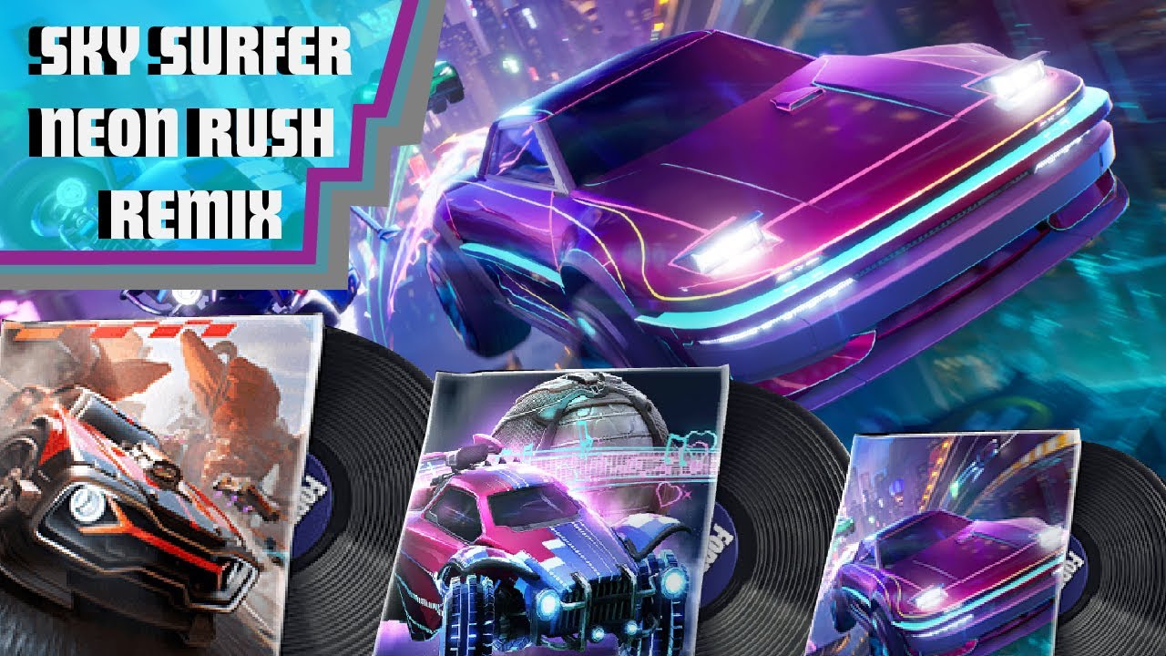 SKY SURFER MASHUP NEON RUSH REMIX- MUSIC LOBBY EXTENDED Musica de la temporada 2 de Rocket Racing