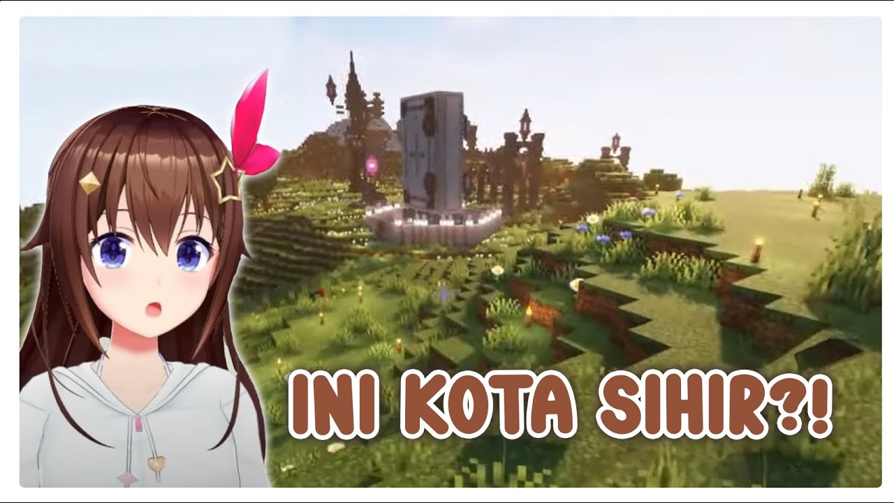 SORA Terkejut Melihat Pulau RISU Yang Seperti Kota Sihir | (Hololive Clips)