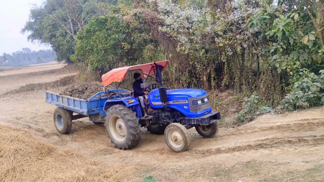 JCB 3DX | Sonalika RX 47 Tractor 3 ta | Sonalika dakedar 745 Di | Sonalika 740 Di| Tractor video 