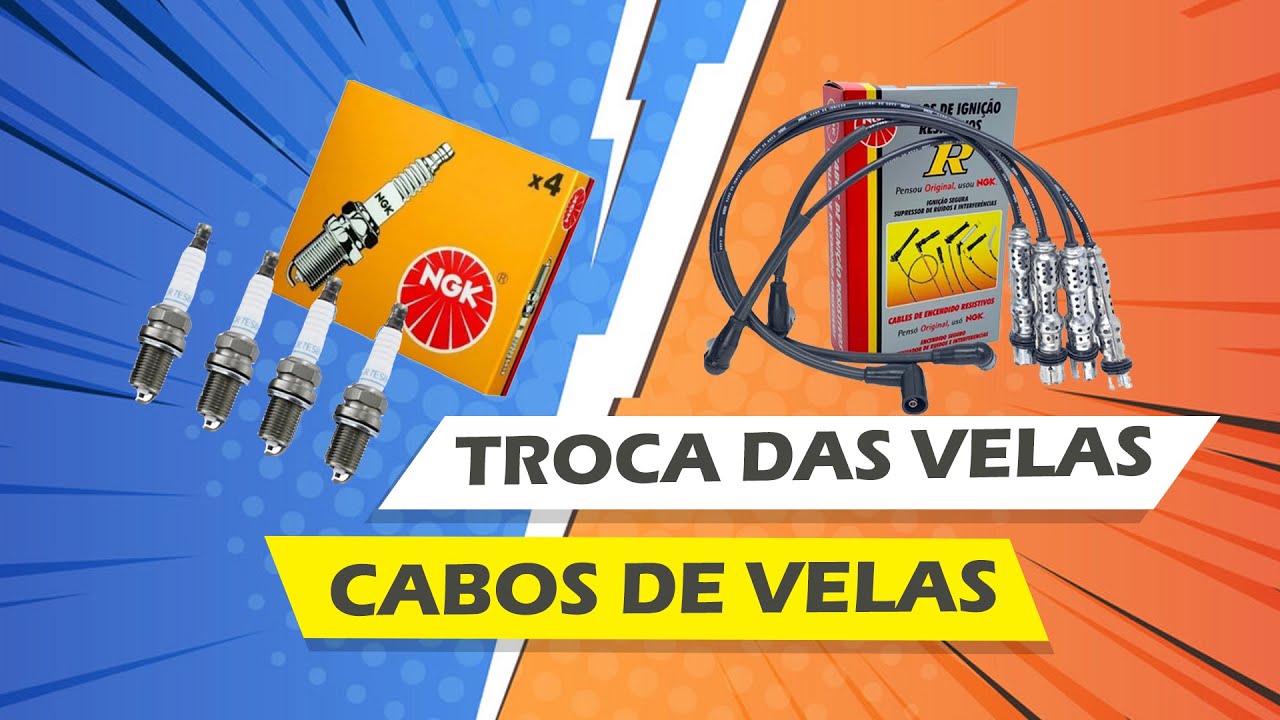 Troca das velas de ignição e cabos de velas!