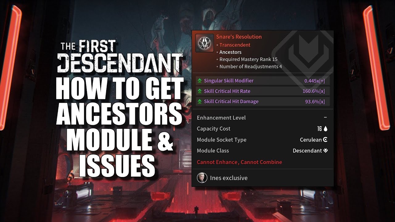 Модуль «Как получить предков» и его проблемы | The First Descendant