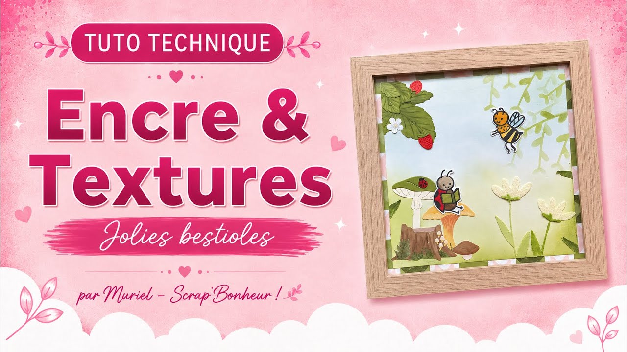 ✨ Jolies Bestioles : un cadre déco tout en encres & textures ✨