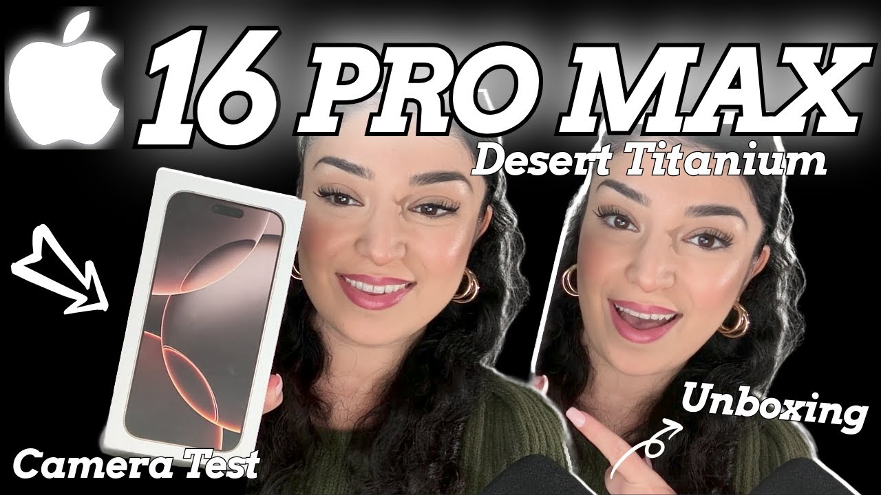 UNBOXING THE NEW IPHONE 16 PRO MAX IN DESERT TITANIUM