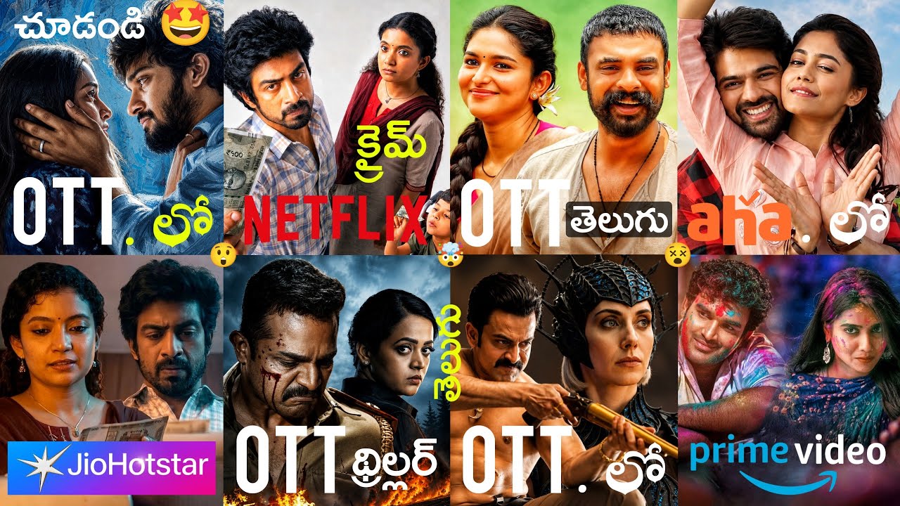 New OTT Movies This Week Telugu | 24 New OTT Releases Telugu: New OTT Telugu Movies: OTT Thrillers