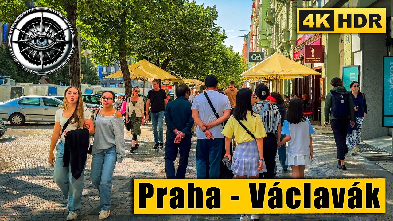Prague in Repair Mode – Vinohrady to Wenceslas Square Walking Tour | 4K HDR