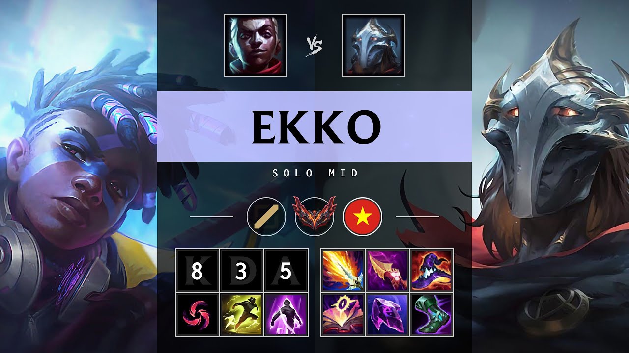 Ekko Mid vs Viktor - VN Grandmaster Patch 25.13