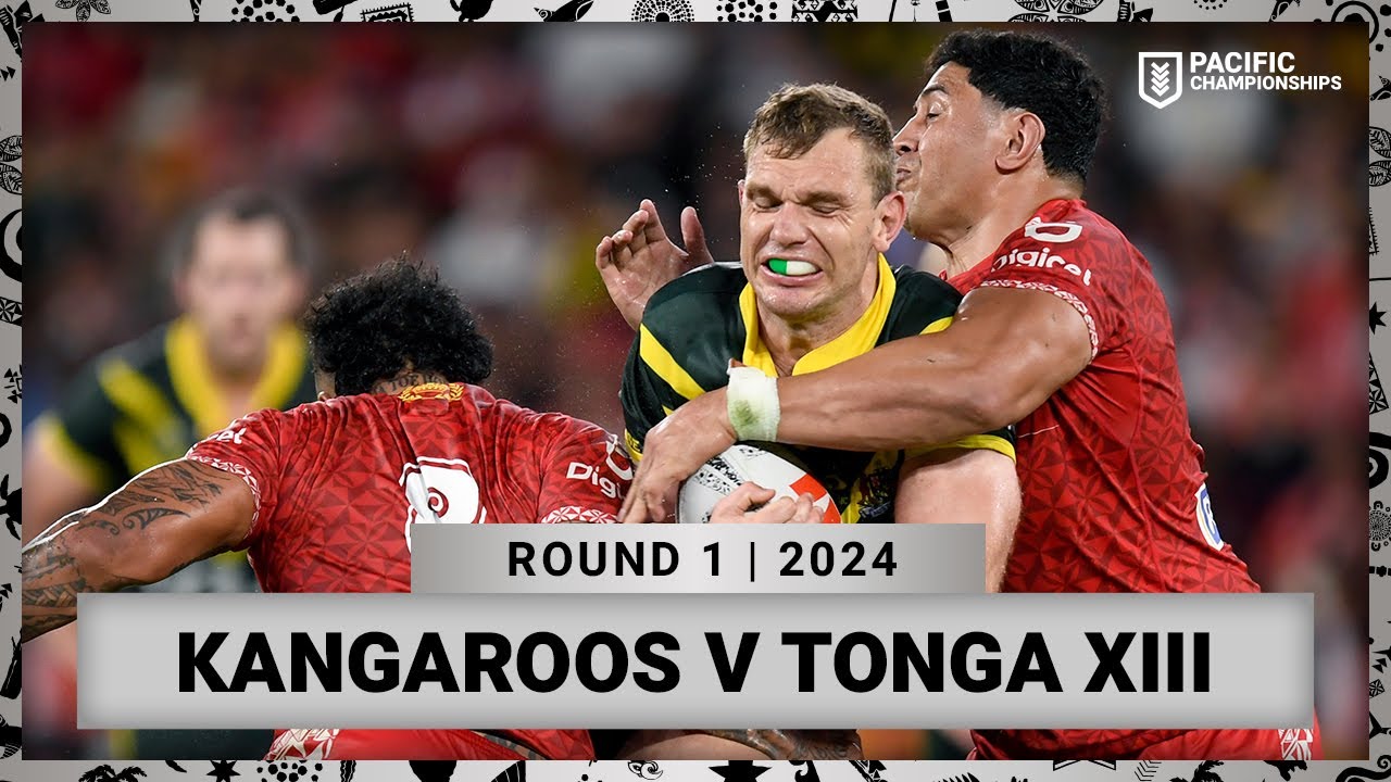 NRL Highlights | 2024 Pacific Championships | Kangaroos v Tonga XIII | Full Match Replay