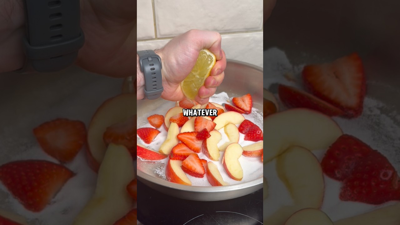 Вы бы это съели?! 🍓🍎 #фрукты #джем #вирусныйрецепт