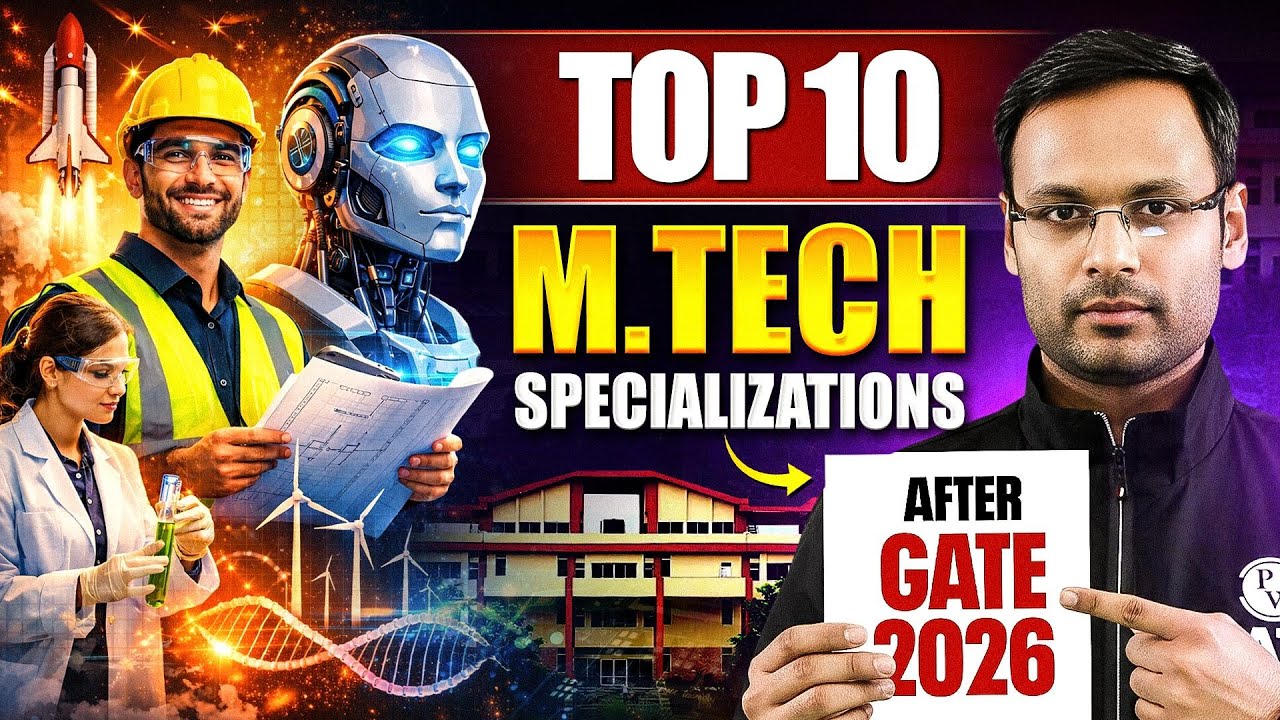 Top 10 High Paying M.Tech Specializations After GATE 2026 | Best Career Options