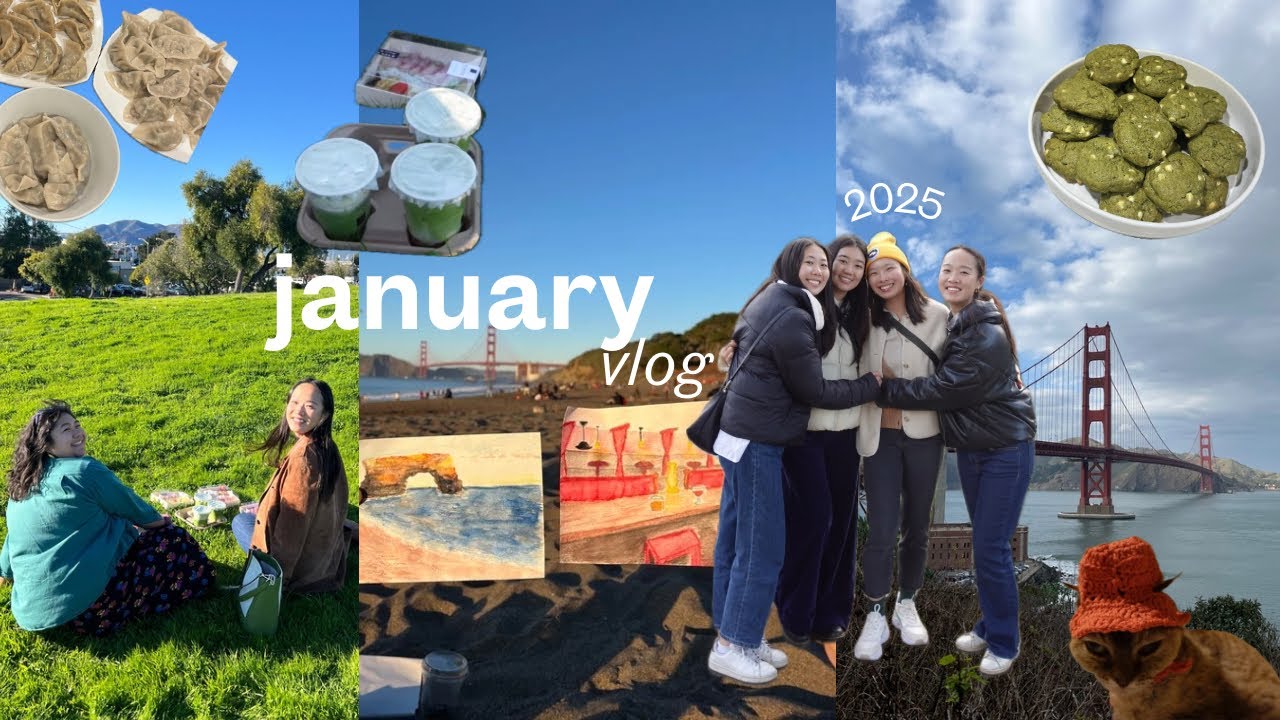new year reset, san francisco, game nights | january vlog