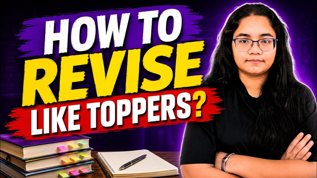 How to Revise Like Toppers & Never Forget | Best Revision Strategy