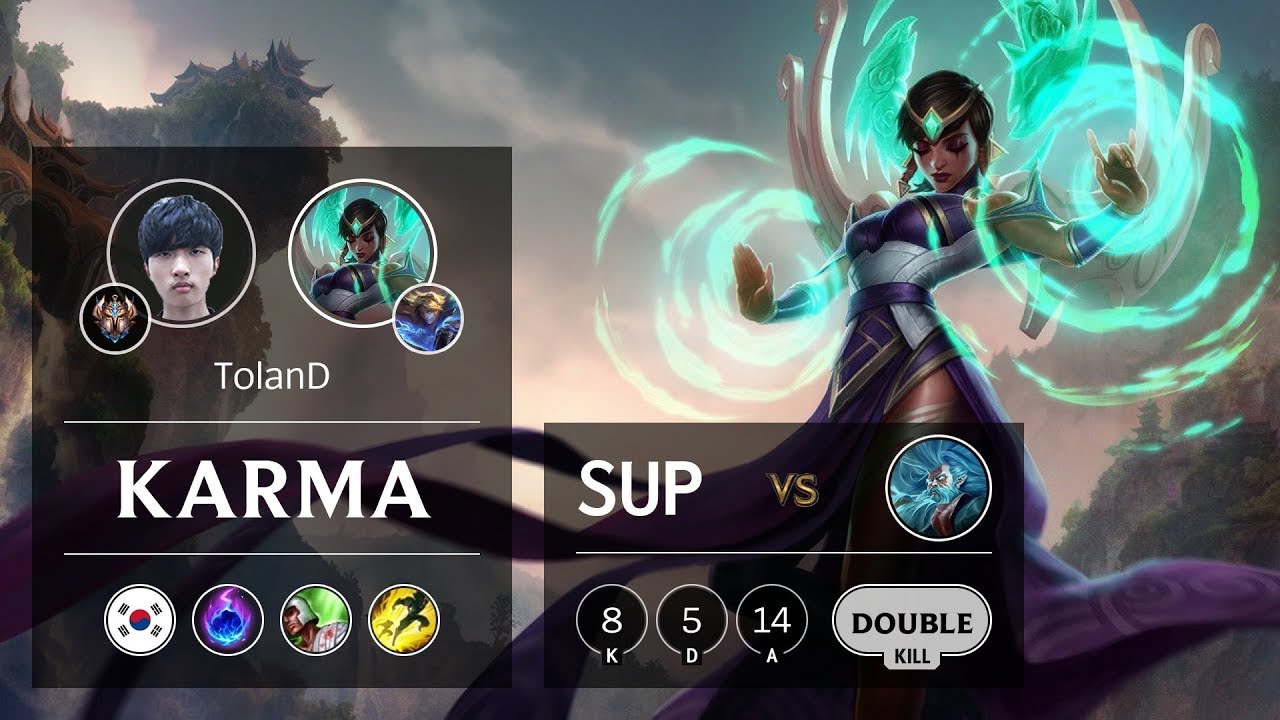 Karma Support vs Zilean - KR Challenger Patch 9.20