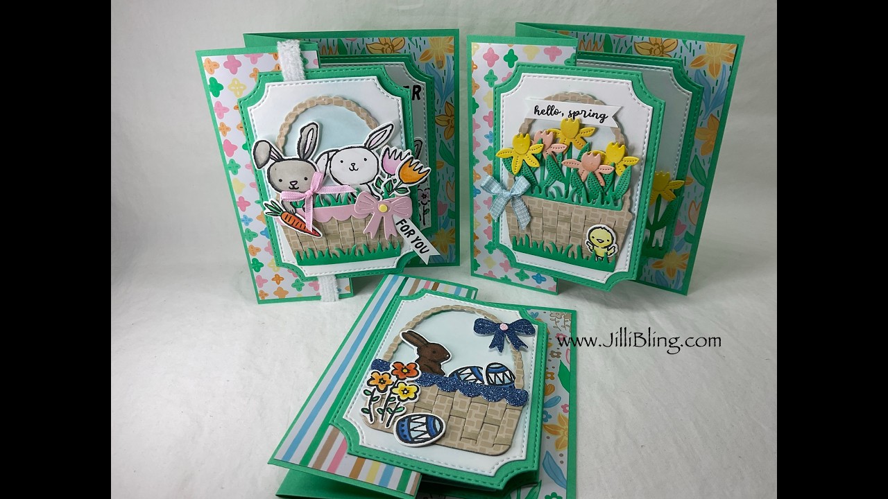 Stampin Up Easter Basket Fun Fold - January Project