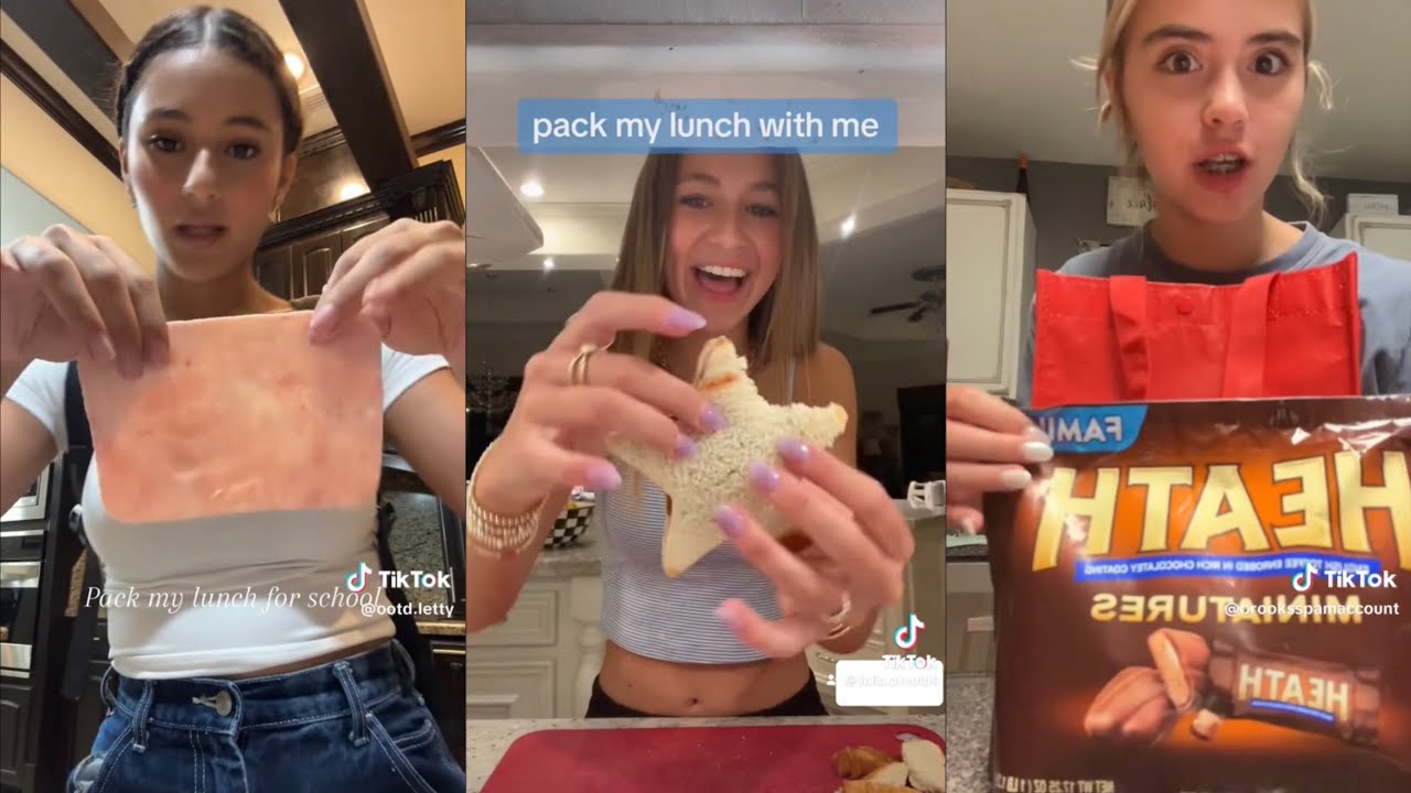 Pack my lunch with me - TikTok compilation