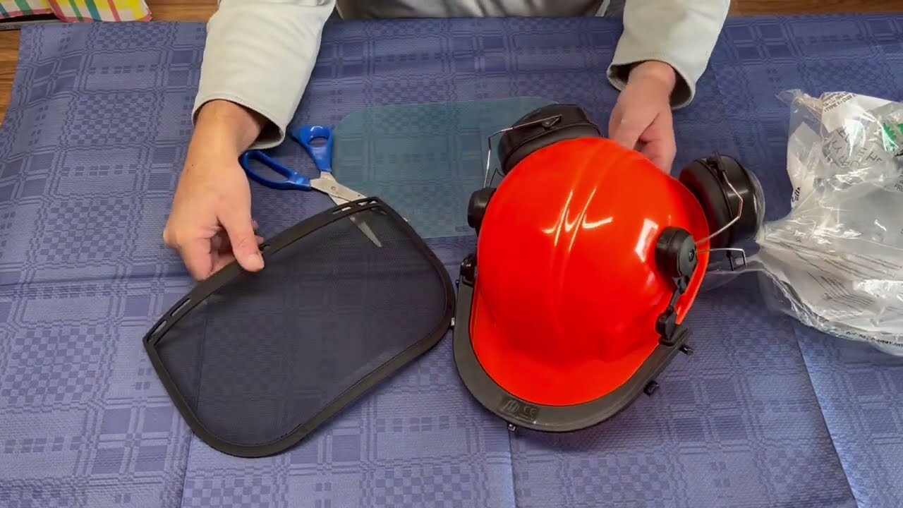 Mesh & Clear Screen Forestry Helmet Systems Instructional Assembly Video