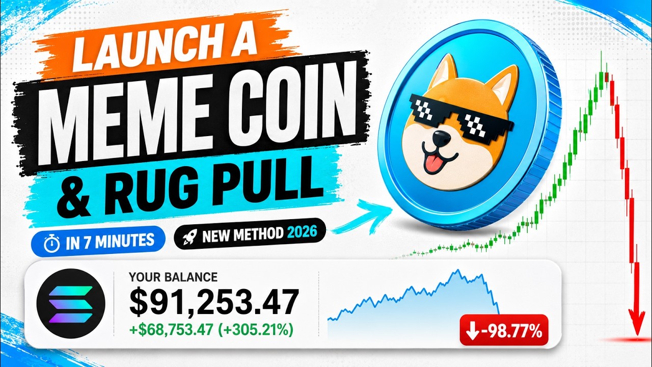 HOW I RUG PULL A MEME COIN IN 3 MINUTES (NEW METHOD 2026)