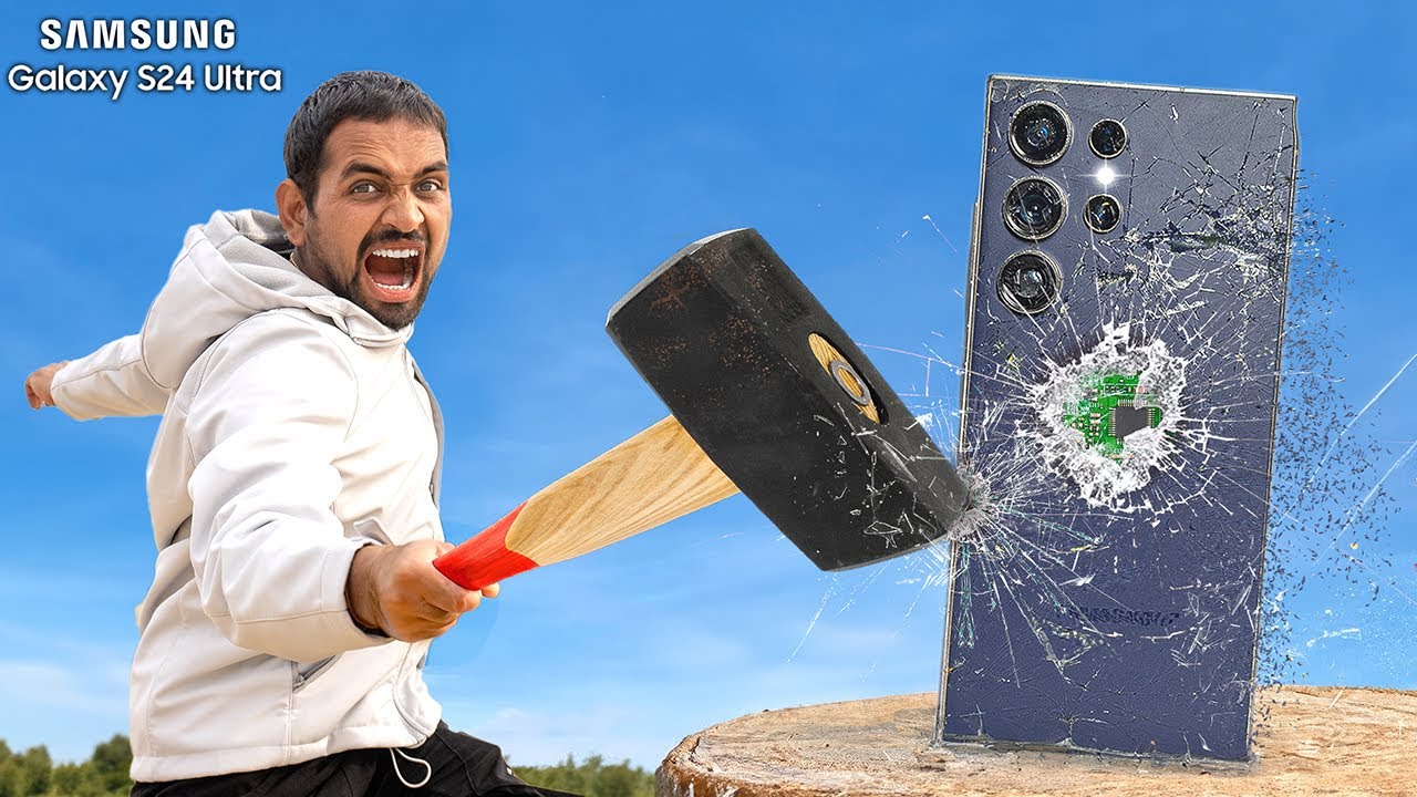 Extreme Durability Test Of Samsung S24 Ultra | Will It Survive ?😈