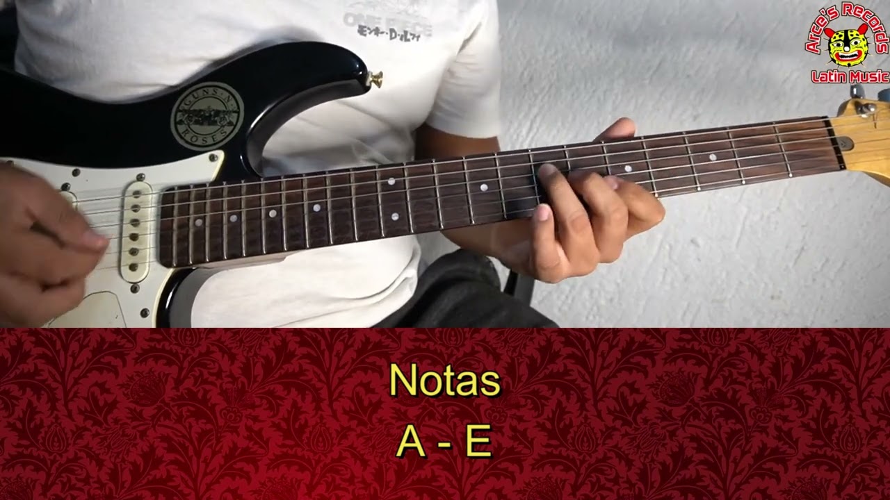 Jesus Jr. Y Su Sabor A Costa - La Flaca (Tutorial Guitarra)