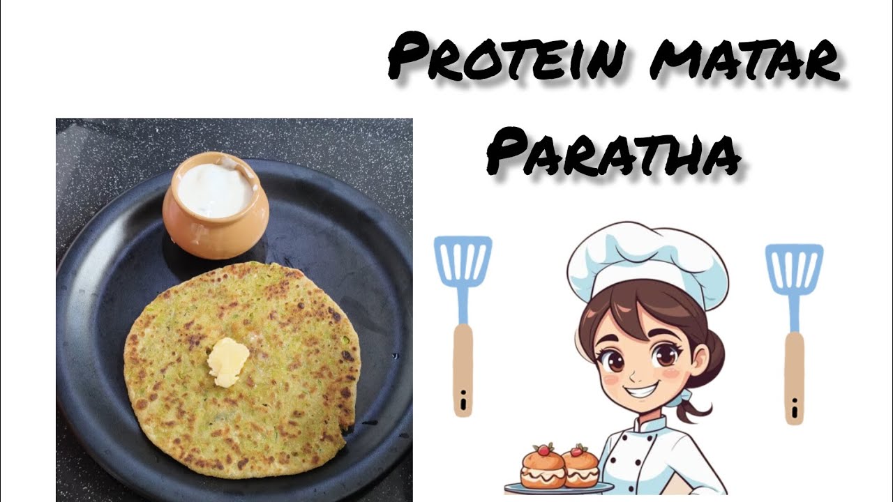 Protein se bhara matar ka paratha #recipe #cooking #food #paratha #punjabifood #proteinfood 