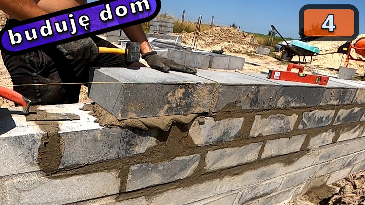 S02E04 114m2 Murowanie ścian fundamentowych c.d.
