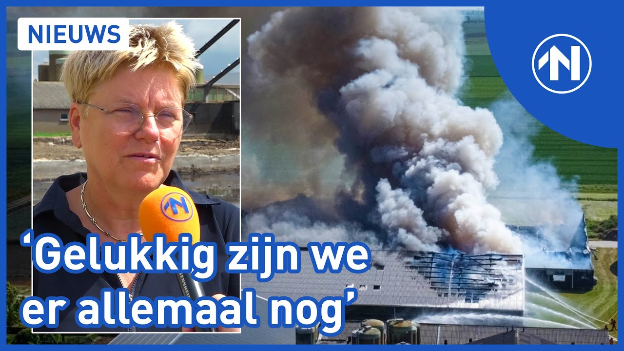 Annechien's varkensbedrijf brandde bijna volledig af