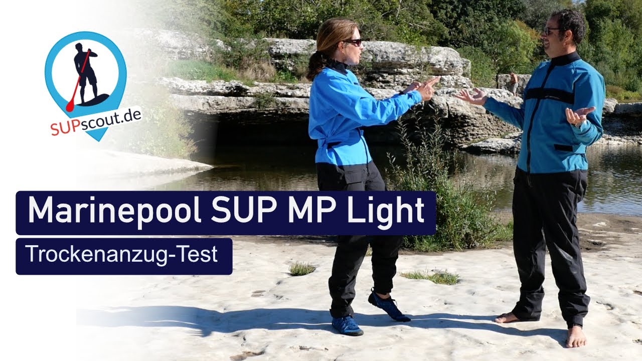 Marinepool SUP MP LIGHT Dryoverall - hält der neue, leichte Trockenanzug dicht?