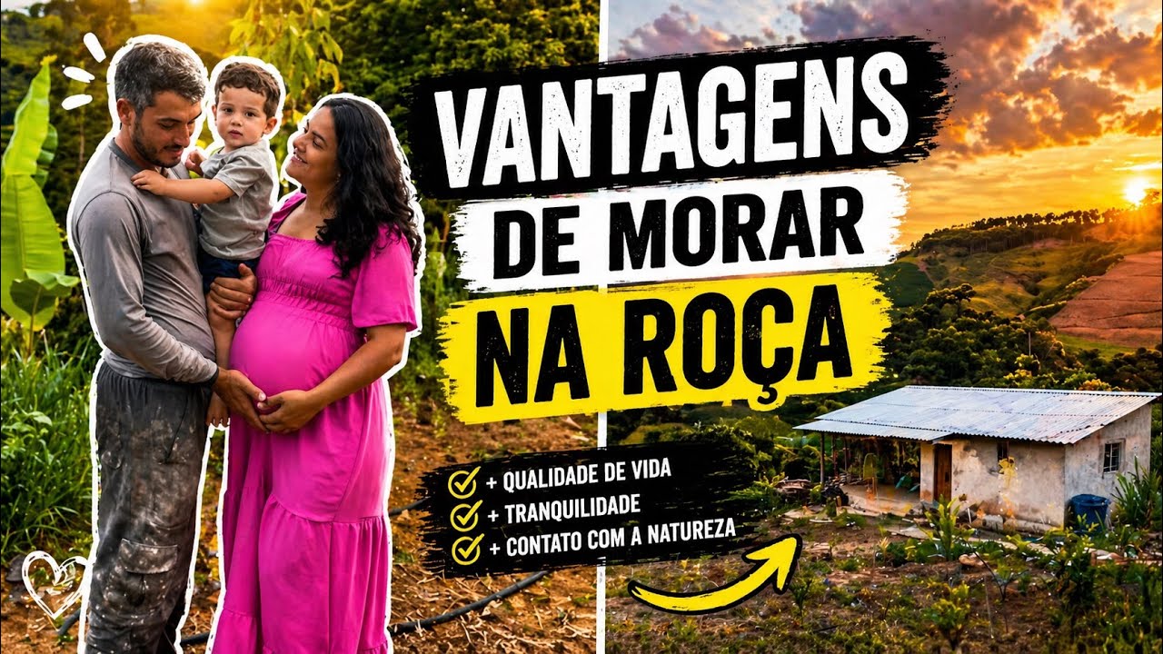 Vantagens de morar na roça || Bora papear 