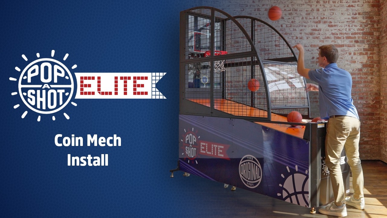 Installing Coin Mech | Elite Troubleshoot | Pop-A-Shot