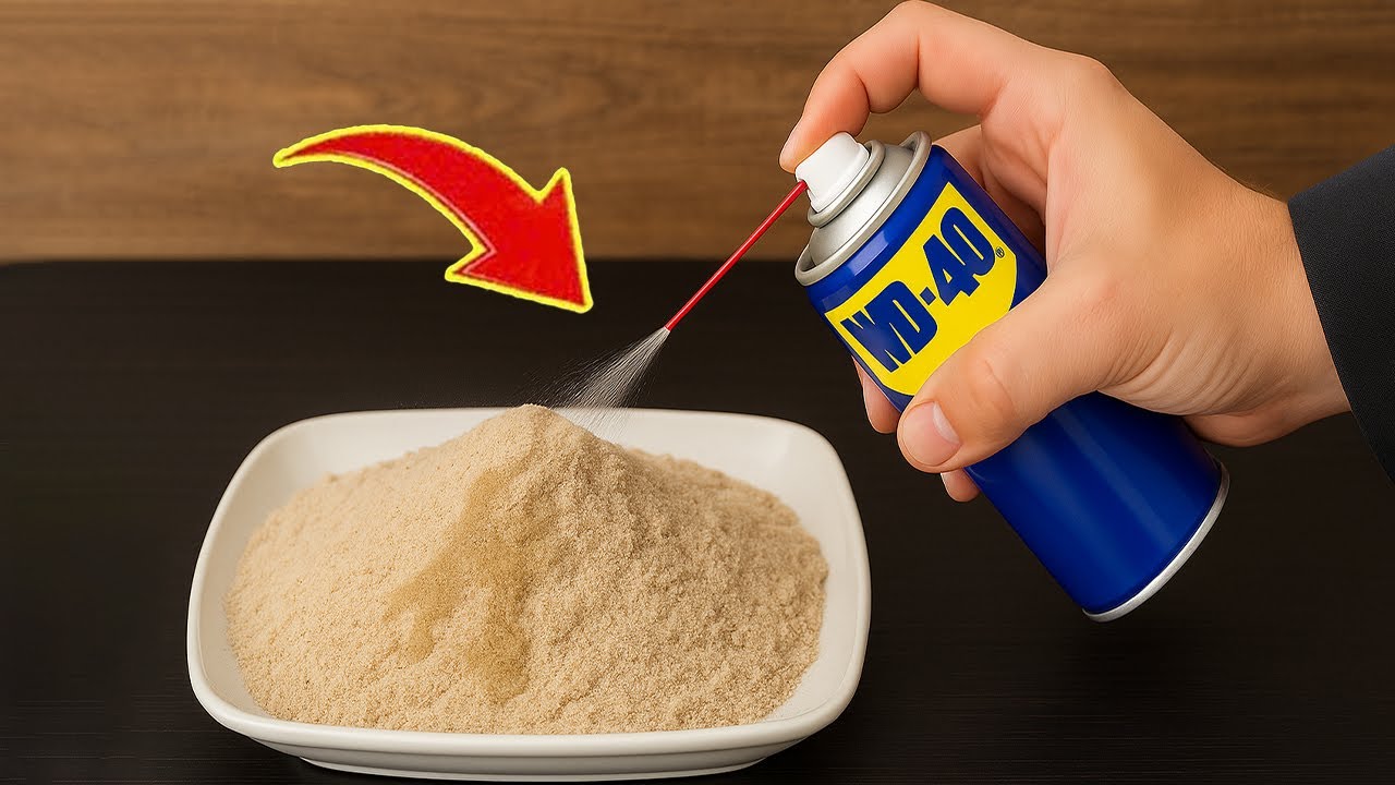 Смешайте wd 40 с песком 😱Вы не поверите невероятному результату | Советы по созданию
