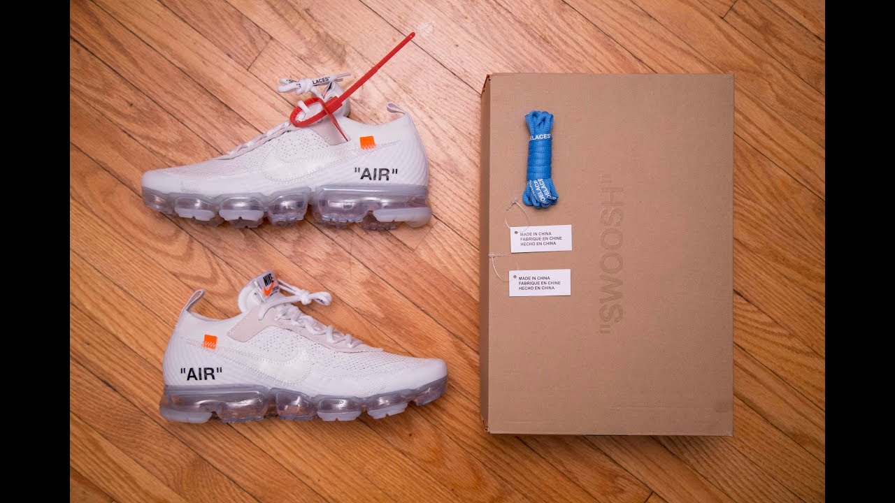 Off-White The Ten Part 2! || Nike Air Vapormax Flyknit The 10 'White Sail' by Off-White Review