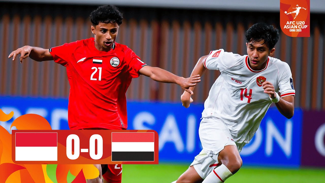 Indonesia and Yemen depart with a draw! | Indonesia - Yemen | Highlights | AFC U20 Asian Cup&trade; 2025
