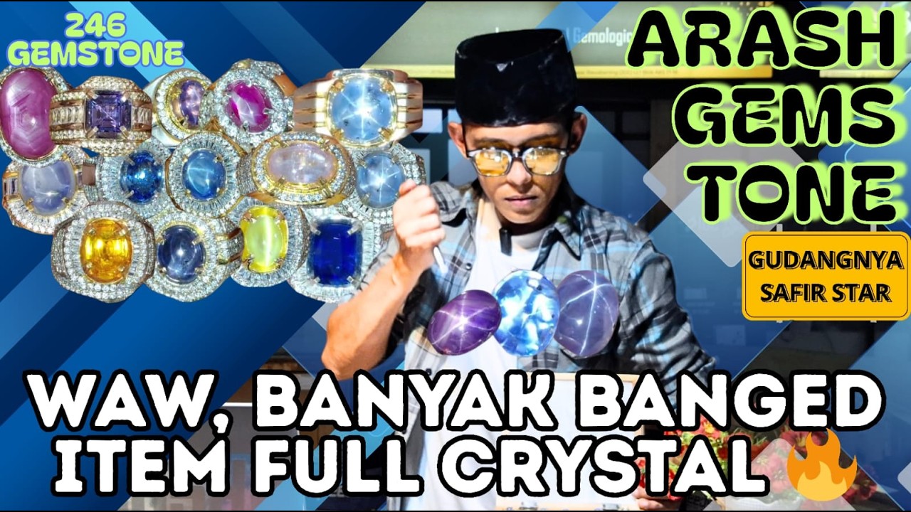 ✅ Mumpung Ready: Koleksi Safir Star Dengan Crystal Terbaik. Stok Sangat Terbatas! Buruan diamankan🔥