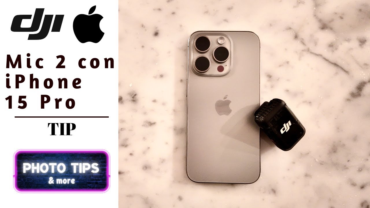 Come collegare DJI Mic 2 con iPhone 15 Pro