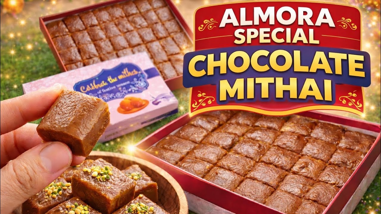 🍫Almora Special Chocolate Mithai Recipe #chocolatemithai #mithai #sweet
