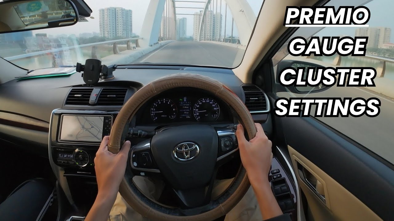 Premio Gauge Cluster Settings - POV
