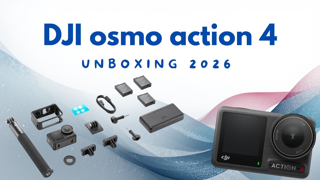 DJI action 4 unboxing in 2026