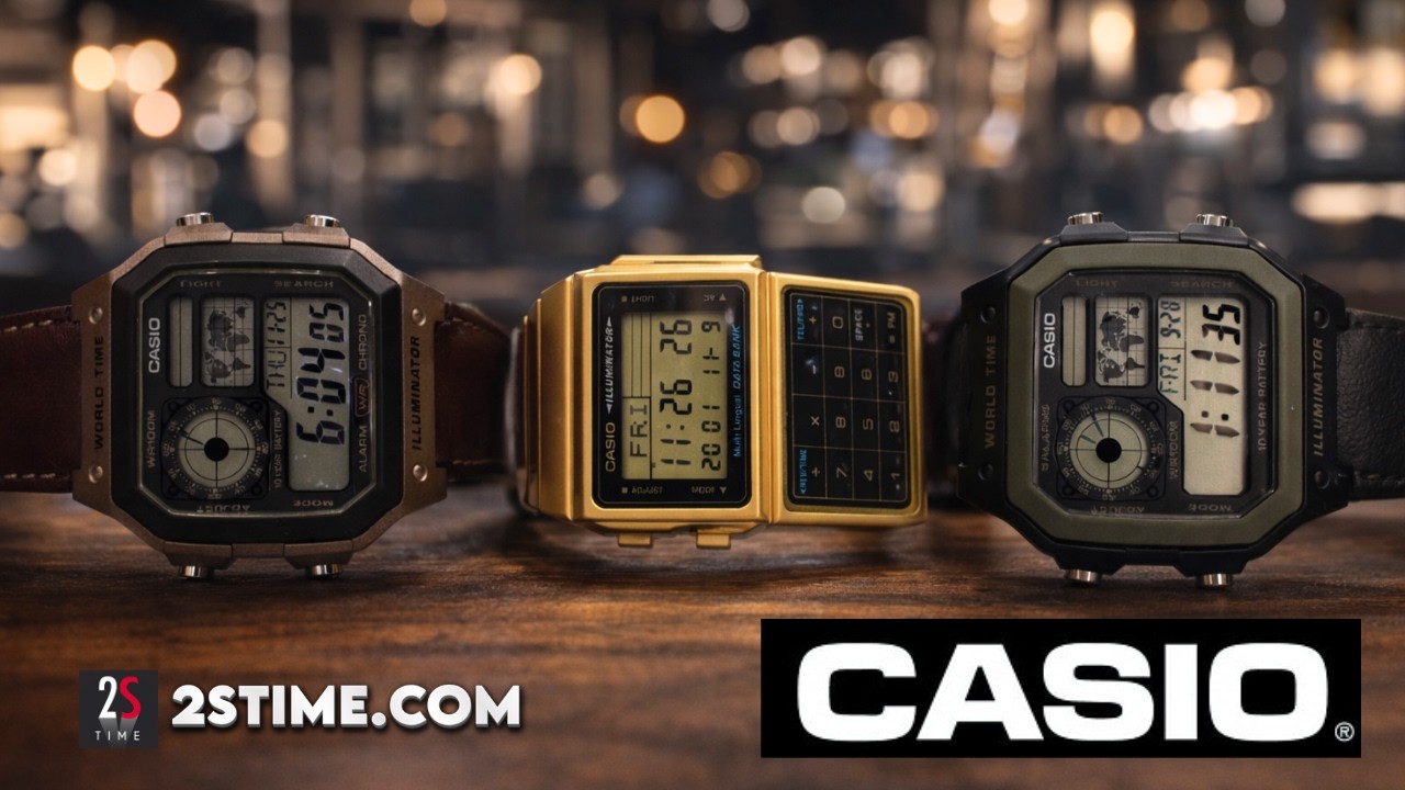 Best Casio Vintage Watches ? | Casio World Time vs Casio Calculator Watch