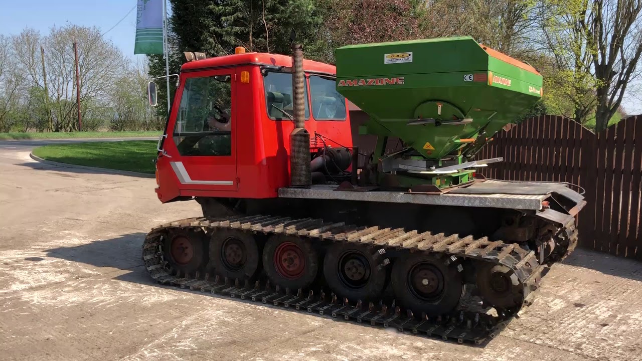 FOR SALE PISTEN BULLY 170D SNOWCAT WITH AMAZONE ZAM SPREADER