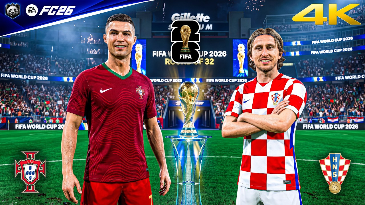 FC 26 &mdash; Португалия против Хорватии &mdash; Чемпионат мира по футболу 2026, 1/16 финала, полный матч | P...