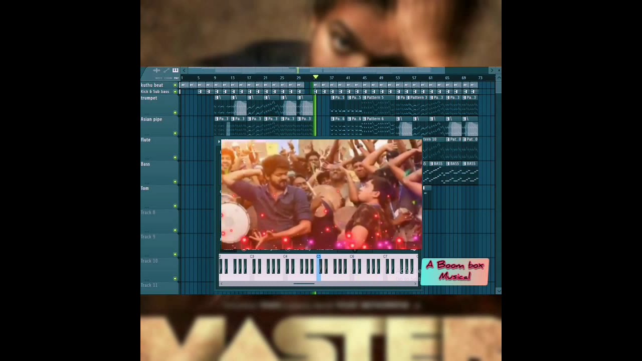 Master Vaathi coming song piano cover by Prashanth..