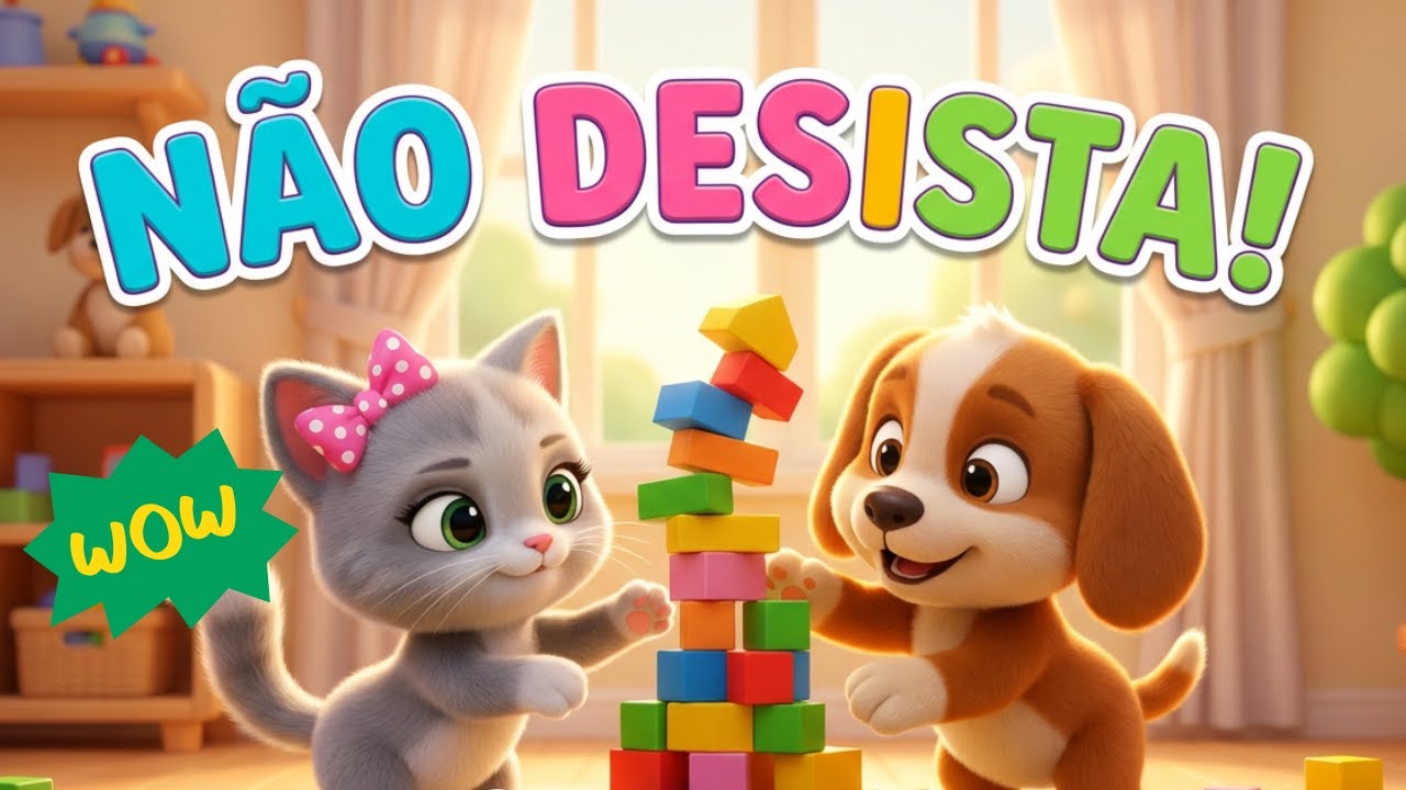 NÃO DESISTA! | Tudo Bem Errar  | Música da Persistência