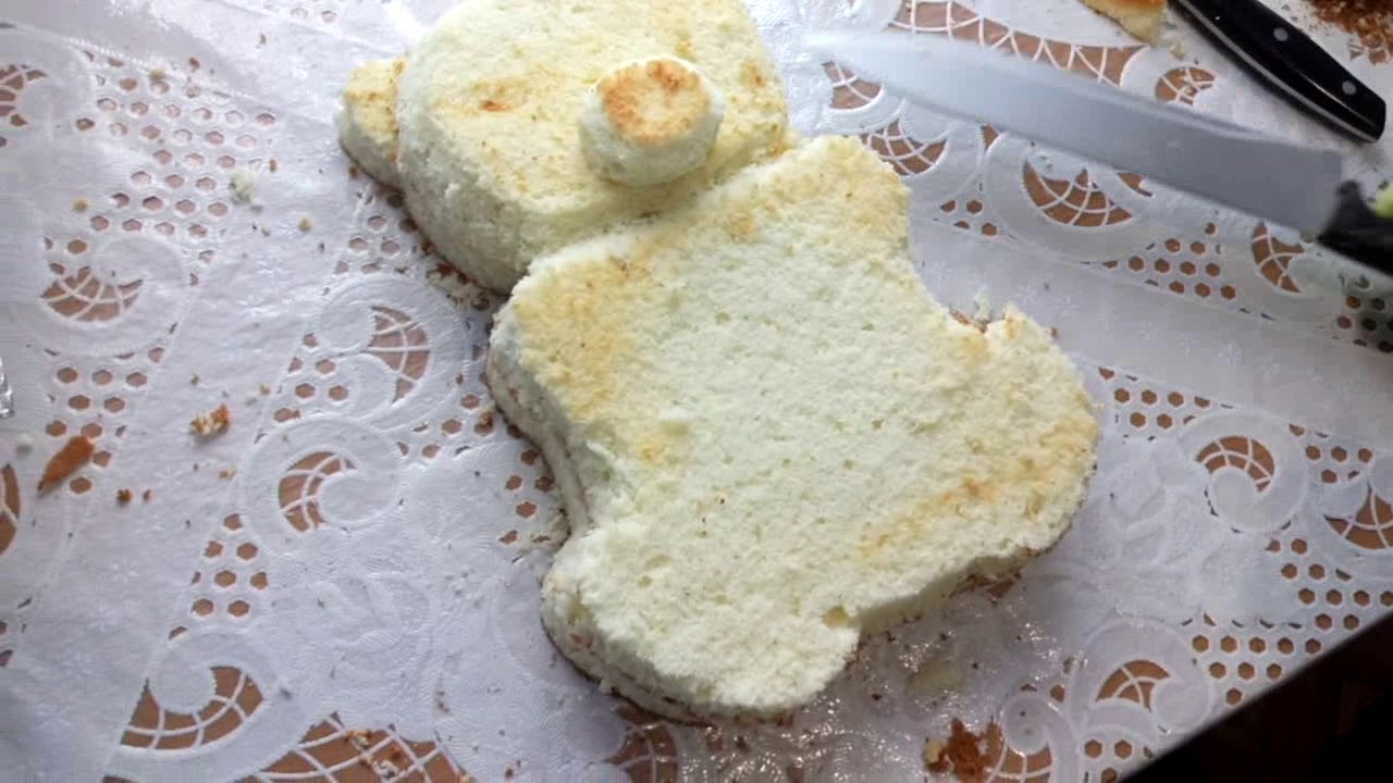 Торт Мишутка часть 1